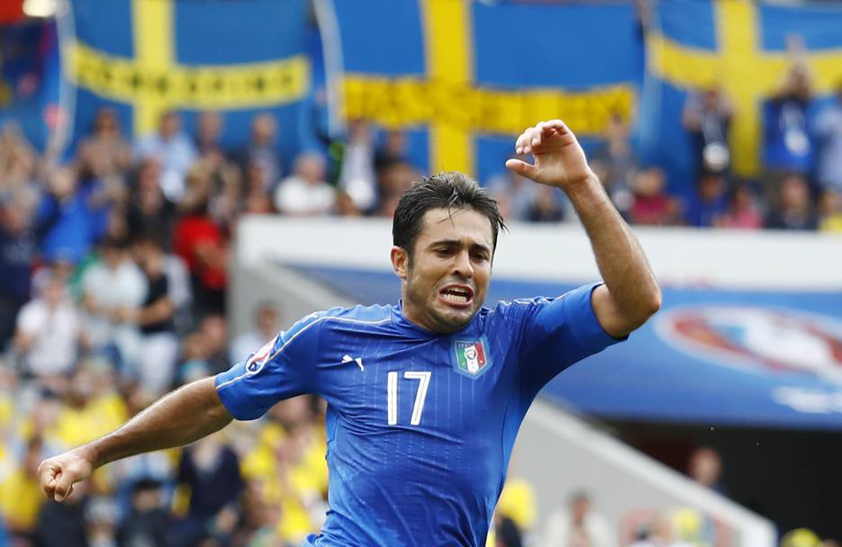 L&#39;Italia potrebbe anche raddoppiare nel finale: finisce 1-0 per gli azzurri. Il bilancio azzurro finora  di due vittorie nelle prime due partite di questo Europeo contro il Belgio e la Svezia.